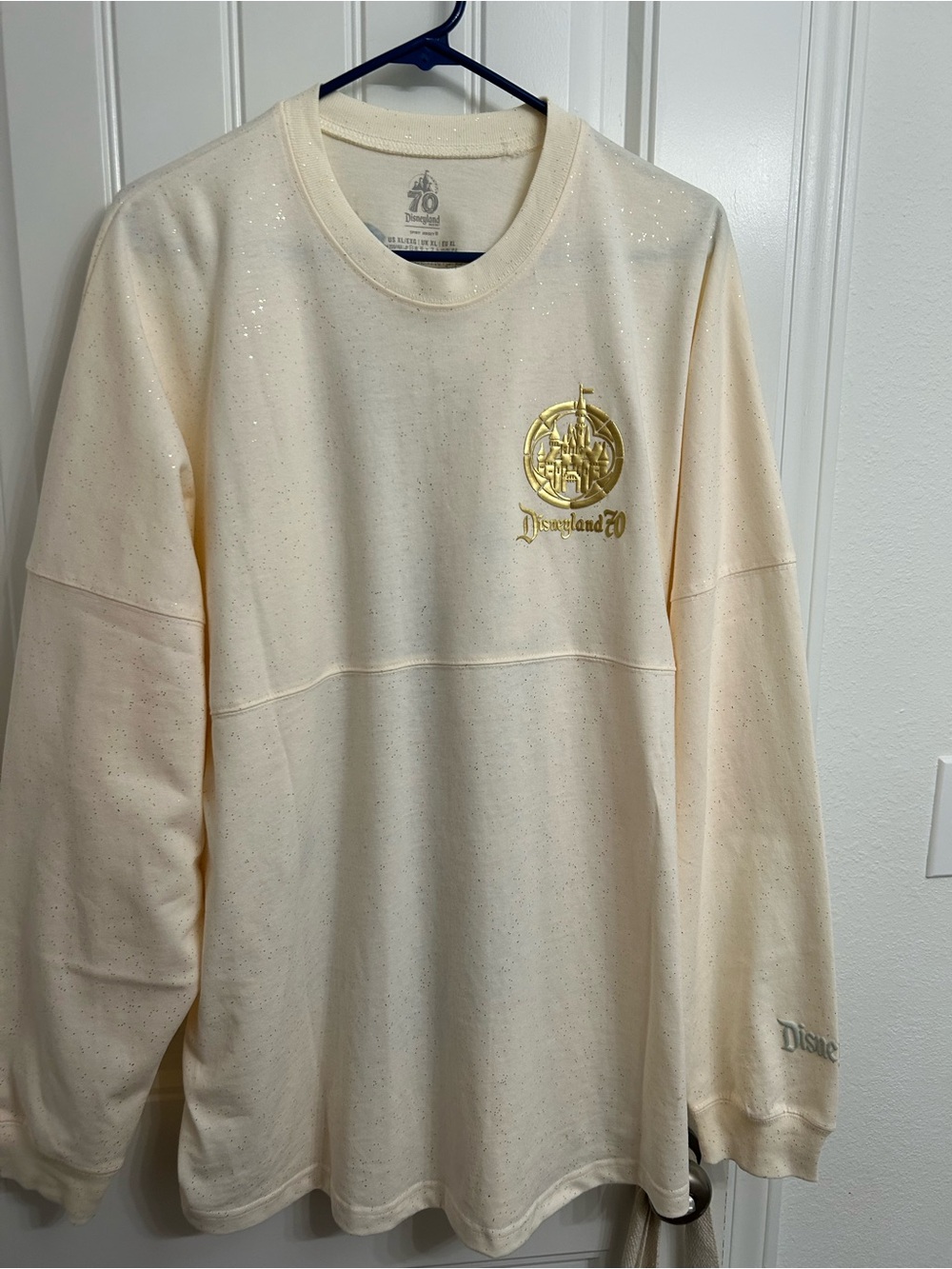 Disney Cream Spirit Jersey with Gold Disneyland 70 Emblem